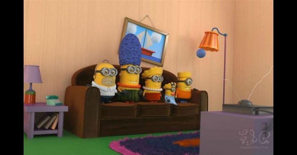 7 simpsons que você nunca vio... Os-minions-da-franquia-de-filmes-meu-malvado-favorito-ganhou-dezenas-de-versoes-diferentes-nas-maos-dos-usuarios-na-imagem-o-minion-imitando-o-desenho-os-simpsons-1378311233054_956x500