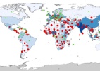 Estudo da USP cria mapa mundial da poluição do ar  (Foto: Fajersztajn, L., et al/Nature Reviews Cancer)