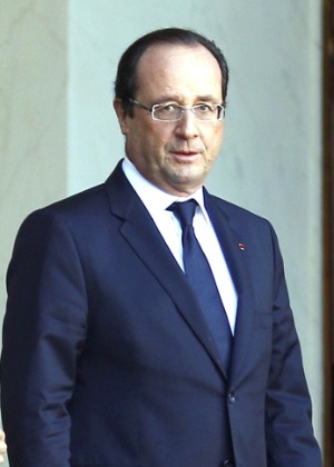 O presidente francês François Hollande 