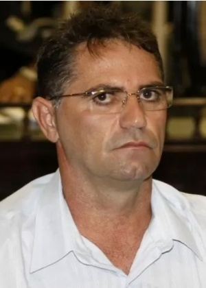 O fazendeiro Regivaldo Pereira Galvão, conhecido como "Taradão", durante júri popular no Fórum Criminal de Belém, em 2010