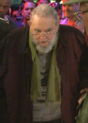 Imagem de vídeo feita em 9.jan.2014 mostra o ex-presidente cubano Fidel Castro em Havana. Foi a primeira aparição do líder em público em meses
