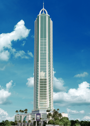 Infinity Coast pretende se tornar o prédio mais alto do país