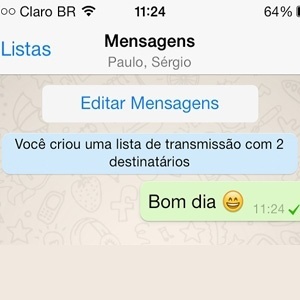 ENVIAR MENSAGEM enviar mensagem: