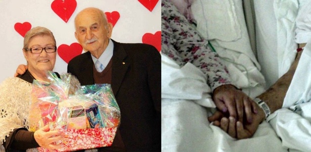 Italvino Possa, 89, e Diva Alves de Oliveira Possa, 80, que foram casados há 65 anos e morreram com 40min de diferença