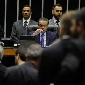 O ministro do Turismo, Henrique Eduardo Alves (PMDB-RN), à época em que presidia a Câmara
