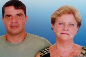 Rodrigo Gularte com sua mãe, Clarisse