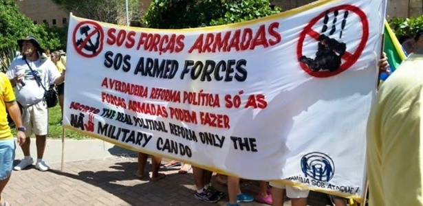 Grupo pede intervenção militar em Maceió - Reprodução/Facebook