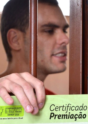 Diego Henrique da Silva Alves, preso em Formiga (MG), recebeu medalha de bronze