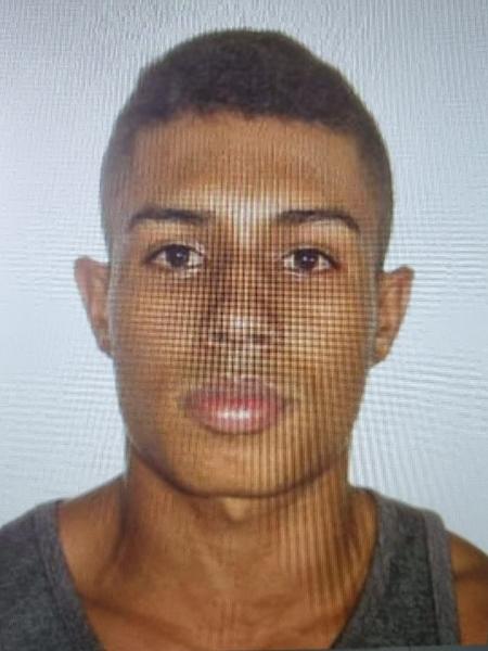 Polícia divulgou imagem de Erickson David da Silva, suspeito de atirar em soldado da Rota no litoral de SP