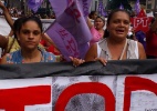Ato pelo Dia da Mulher em SP se separa entre contra e a favor de Dilma - Guilherme Azevedo/UOL