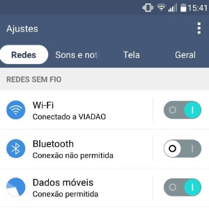 Print obtido de celular mostra a conexão com nome alterado. Os empresários contaram se sentir constrangidos ao repararem na troca do nome da rede, de