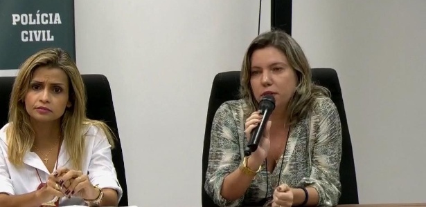 Cristiana Bento, delegada da DCAV, e Adriane Rego, do Instituto Médico Legal, falam sobre o caso de estupro coletivo no Rio de Janeiro