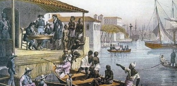 Desembarque de escravos no Cais do Valongo
