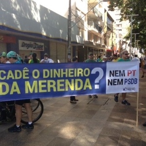 Ribeirão Preto protesta também contra suposto desvio na merenda em SP - Gustavo Porto/Estadão Conteúdo 