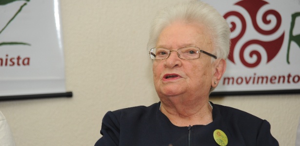A deputada Luiza Erundina (PSOL-SP), que lança candidatura à Prefeitura de São Paulo