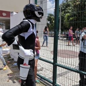 Personagens do #Enem 2015: jovem vai até local de prova vestido de Power Ranger - Jarbas Oliveira/UOL