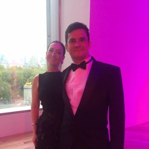 O juiz Sergio Moro e sua mulher Rosângela Moro na festa da revista Time