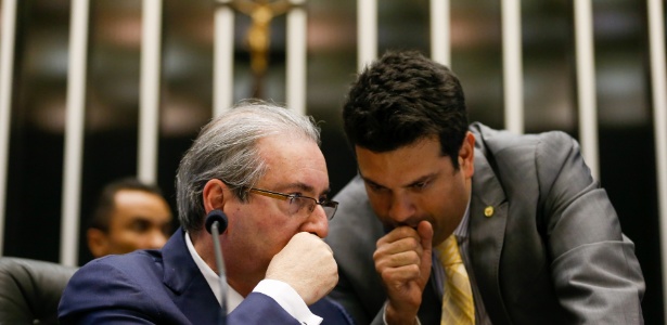 Eduardo Cunha (esq.) e Leonardo Picciani: em comum, os dois foram líderes do PMDB na Câmara
