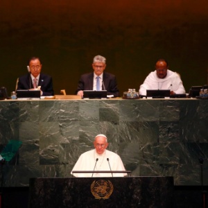 Papa Francisco discursa no plenário das Nações Unidas, em Nova York (EUA) 