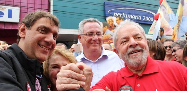 Marcos Cláudio Lula da Silva (PT) - à esquerda na foto - não conseguiu se reeleger como vereador de São Bernardo do Campo (SP) nas eleições municipais de 2016