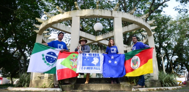 Edu Andrade/Folhapress Um grupo de gaúchos, catarinenses e paranaenses pretendem organizar um plebiscito informal em outubro para pedir a separação do Sul do restante do Brasil