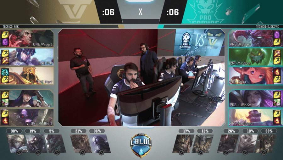 Pics e Bans Jogo 1
