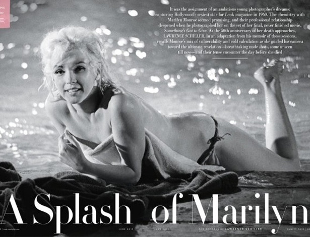 Marilyn Monroe aparece nua em imagem inédita, publicada pela revista "Vanity Fair" de junho