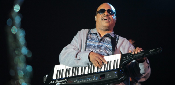 Norte-americano Stevie Wonder canta no Rock in Rio Lisboa (2/6/12)