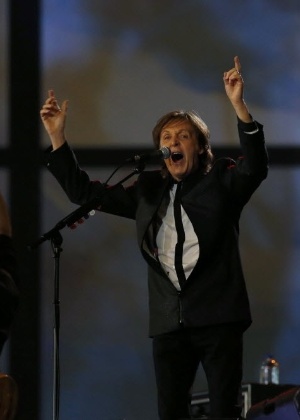 Paul McCartney durante apresentação na abertura dos Jogos Olímipicos de Londres