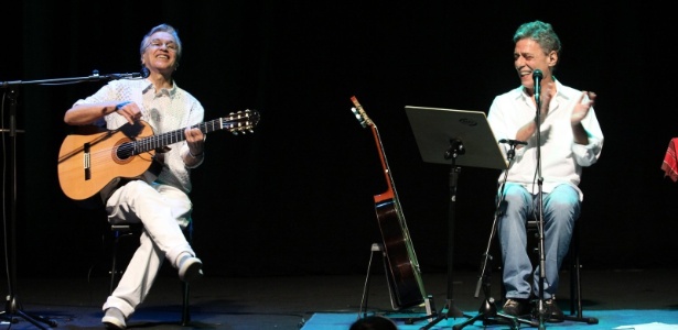 Caetano Veloso e Chico Buarque se apresentam no show "Primavera Carioca", no Rio de Janeiro (11/9/12)