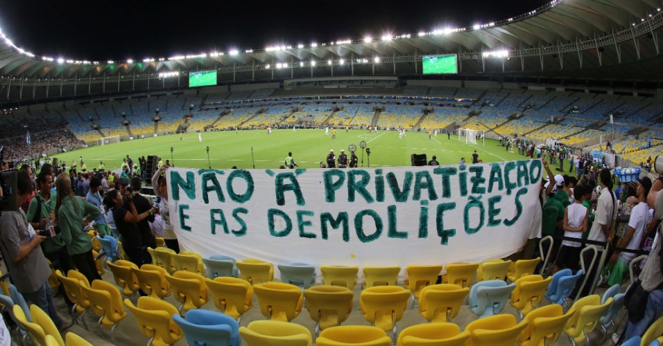 Atrasado, Maracanã não terá teste completo para Copa das Confederações