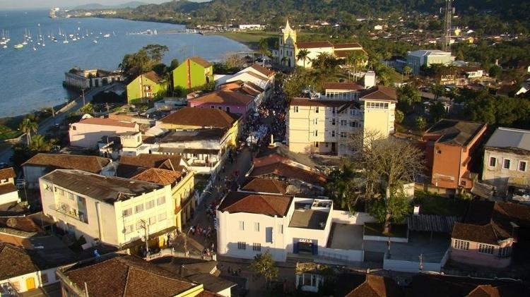 Centro histórico de Antonina, no Paraná