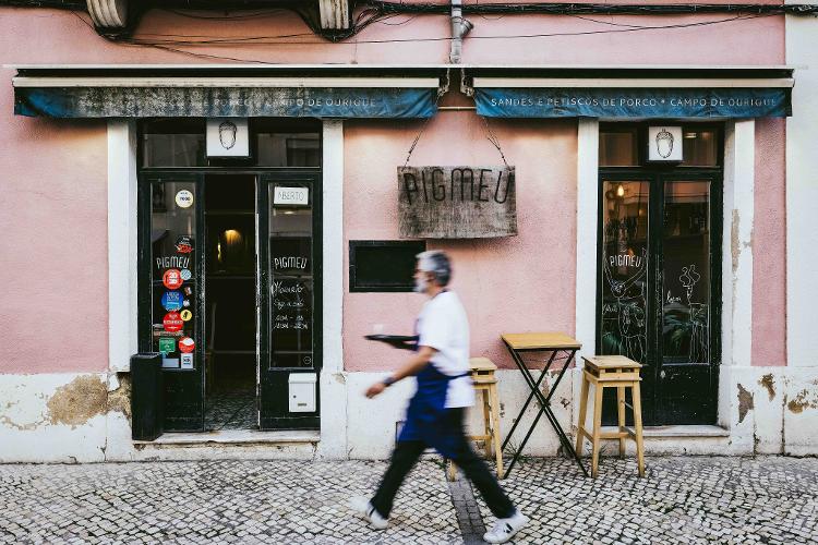 Fachada do restaurante Pigmeu, em Lisboa - Joana Freitas