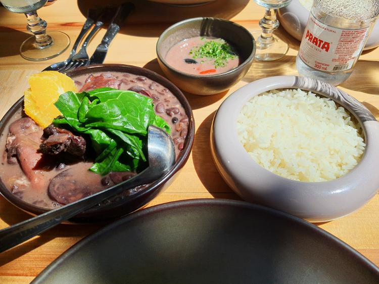 A feijoada do restaurante A Baianeira