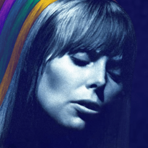 Montagem de Pedro Antunes sobre capa do álbum Blue