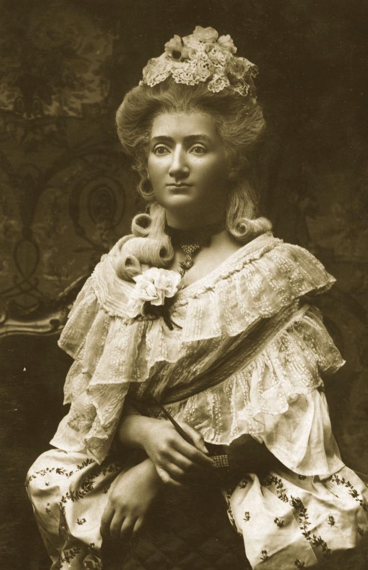 Figura de cera da verdadeira Marie Tussaud