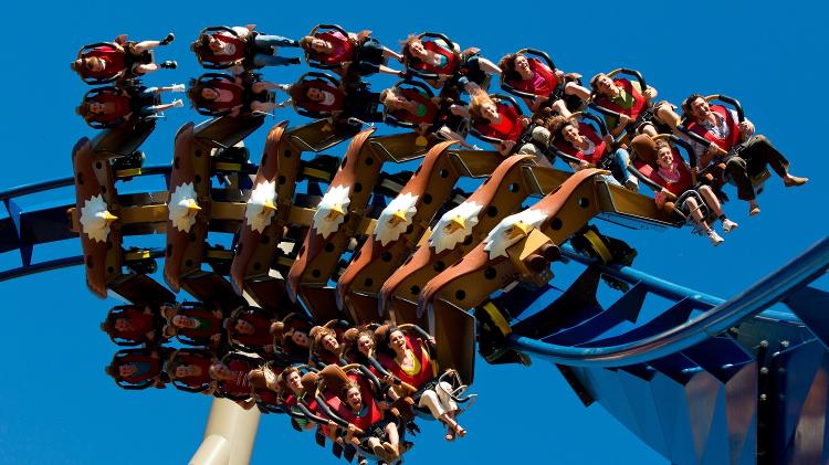 Dollywood, parque temático de montanhas-russas no Tennessee
