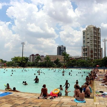 Piscina do Centro Esportivo, Recreativo e Esportivo (CERET), na zona Norte