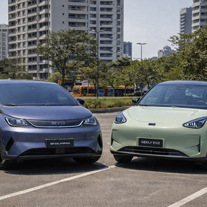Carros mais vendidos do Brasil no varejo têm pódio 100% elétrico pela primeira vez