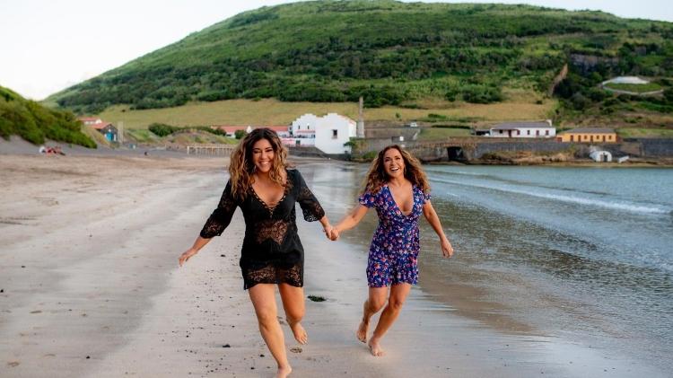 Daniela Mercury e Malu Verçosa em viagem romântica