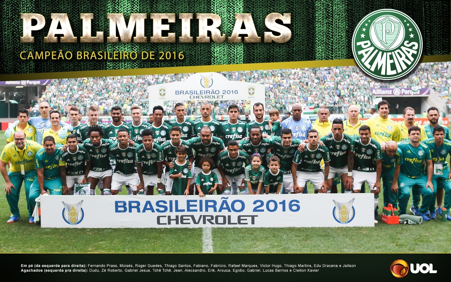 Resultado de imagem para palmeiras campeão 2016