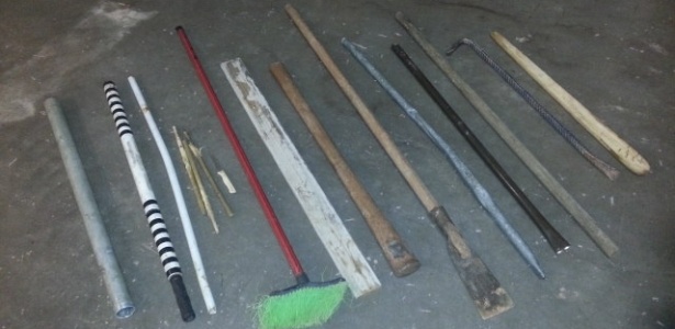 Armas apreendidas em Itaquera