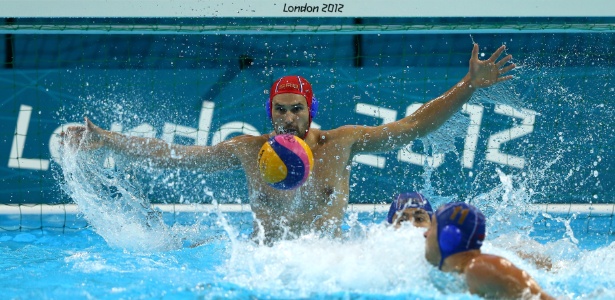 Slobodan Soro defende a Sérvia em Londres-2012: ele foi campeão mundial em 2010