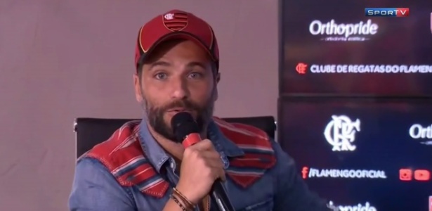 Com Bruno Gagliasso, Fla apresenta nova patrocinadora da base: nasci aqui