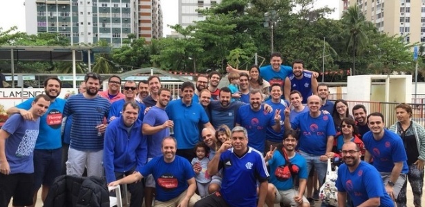 Com onda azul, Bandeira inunda redes sociais para se reeleger no Fla
