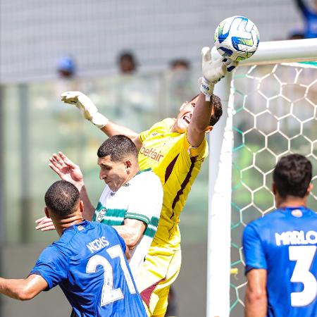 Goleiros são destaque em empate sem gols entre Cruzeiro e Coritiba
