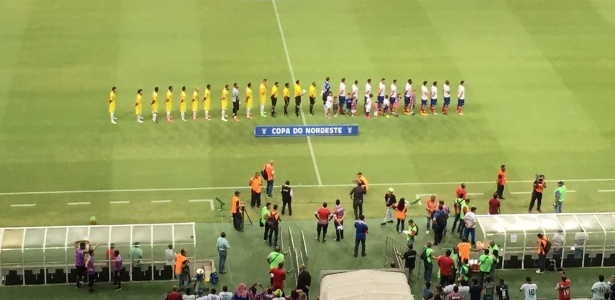 Arbitragem entrou em campo com uniforme semelhante ao do Juazeirense