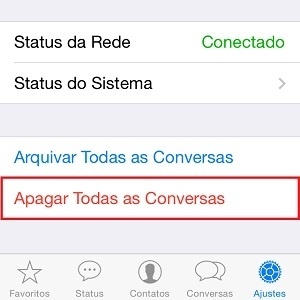 apagar conversa whatsapp windows phone