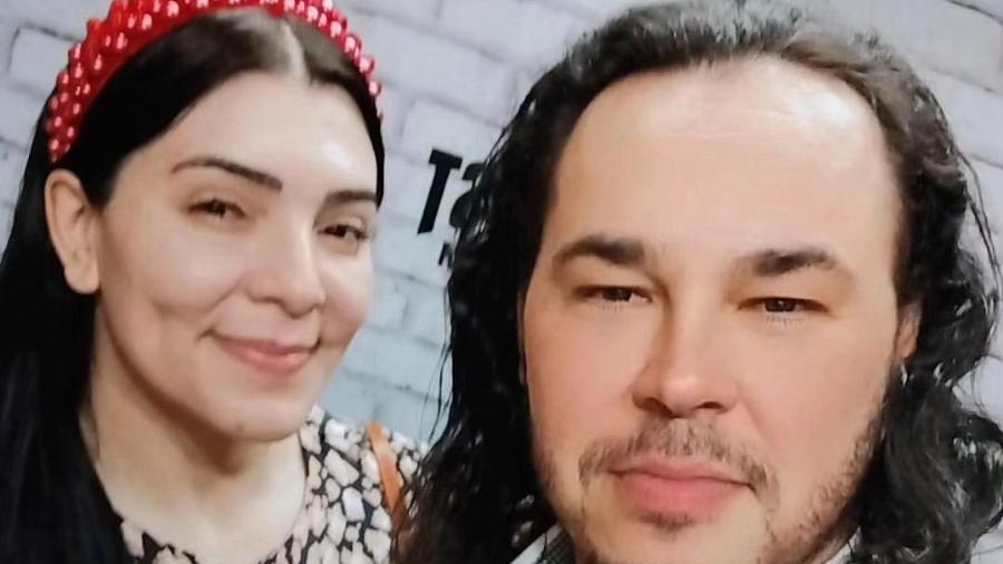 Ederlan Mariano e a esposa, a cantora gospel Sara Mariano