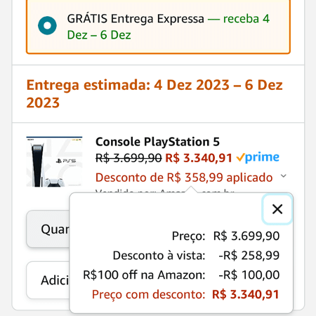 Prime Day: cupom de desconto para comprar seu PS5 por R$ 3.599! Confira -  Olhar Digital